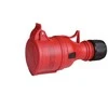 Elektromet Nešiojamas lizdas 32A 5P 400V raudonas TWIST GPP TYP B 32/5 IP44 921885