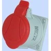 Elektromet Tiesiai raudonas lizdas 32A 4P (921836)