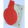 Elektromet Plokštės lizdas raudonas 5P 16A 400V (921820)