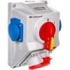 Elektromet O-I instaliacijos rinkinys 1x16A 5P 400V, 2x16A 2P + Z C16-18.2N IP54 (971661)