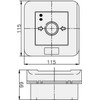 Elektromet Ugnies mygtukas n/t 2 srovės keliai 12A R-Z automatiniai raudoni/žalia diodai 230V AC/230V AC PPWP-1s A/4 904400