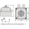 Elektromet Cam jungiklis 0-1-2-3 3P 16A IP65 korpuse Alkūnė E16-63 (951663)