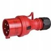 Elektromet Nešiojamas kištukas 32A 5P 400V raudonas TWIST WPP TYPE B 32/5 IP44 922085