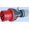 Elektromet Porinis paprastas raudonas kištukas TWIST 4P 32A 400V (922076)