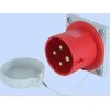 Elektromet Tiesios raudonos materijos kištukas 32A IP44 400V (922036)