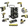 Įrankių rinkinys DeWalt DCK856P4 (DCD996+DCF894+DCH273+DCG405+DCS367+DCS335+DCS570+DCL050); 18 V; 4x5,0 Ah akum.