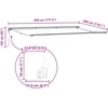 Electric Awning Frame 4,5 x 3 m Antracito