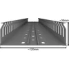 Elettrocanali ECS12040 Savaime gesinantis šukų lovelis 120x40 pilkas su PV UV danga /2m/ ECS12040