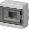 Elettrocanali Modulinė PV skirstomoji įranga 1x12, montuojama ant paviršiaus, transp. serija 620 IP65 280x220x100 N+PE bėgis pilkas EC62012E