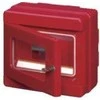 Elettrocanali Ugnies mygtukas - korpusas 1x4 150x170x100 raudona (EC6404)