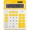 Eleven ELEVEN Calculator Baltas biuro skaičiuotuvas CDC120WHOR balti ir oranžiniai klavišai ir oranžinis rėmelis aplink ekraną