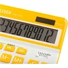 Eleven ELEVEN Calculator Baltas biuro skaičiuotuvas CDC120WHOR balti ir oranžiniai klavišai ir oranžinis rėmelis aplink ekraną