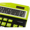 Eleven ELEVEN Calculator Juodas biuro skaičiuotuvas CDC120BKGN balti ir žali klavišai ir žalias rėmelis aplink ekraną
