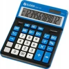 Eleven ELEVEN Calculator Juodas biuro skaičiuotuvas CDC120BKNV balti ir mėlyni klavišai ir mėlynas rėmelis aplink ekraną