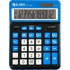 Eleven ELEVEN Calculator Juodas biuro skaičiuotuvas CDC120BKNV balti ir mėlyni klavišai ir mėlynas rėmelis aplink ekraną