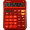 Eleven ELEVEN Calculator Raudonas biuro skaičiuotuvas, ryškiai raudoni skaičių mygtukai, CDC110RD