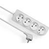 Elgotech CLASSIC 4- lizdas plėtiklis nuo 1.5m / OMY 3x1.5 / juoda PSN-401.5-1.5-2