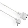 Elgotech ekonominis plėtinys 1 Baltas 2m lizdas (EPS-102)