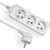 Elgotech ekonominis plėtimas 3 lizdai iš / baltos 1,5 m (EPS -301.5)
