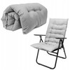 PLATINET MATRESS PAD FOR CAMPING CHAIR NAKŁADKA NA Kėdė CAMPINGOWE 105X50X6 CM Pilkas 46141