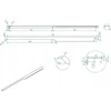 Elita RE120800040040 / ELITE / AKSESUARAI / SOHO HANDLE CHROME 80 1 vnt. (L-798/R-758) / 168656 /