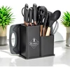 Elitehoff 19 peilių ir virtuvės įrankių rinkinys stove E-6069