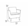 Keter Garden chairs 2pcs. Salemo Duo beige