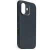Dėklas „Decoded“ odinis galinis dangtelis – odinis „iPhone 17“ galinis dangtelis, suderinamas su „MagSafe“ (tamsiai mėlynos spalvos)
