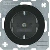 Els Elektrotechnika Elektros lizdas Berker R.1/R.3, Elektros lizdo tipas Su vaikų apsauga, Spalva Juoda