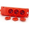 ELS Elektrotechnika ELS ELEKTROTECHNIKA / BYLION TEE RUBBER STRIP RUBBER SOCKET 16A 230V IP44 TRGP-3