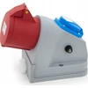 N101/4 Fiksuotas maitinimo lizdas kombinuotas 32A/4P + GS 230V + saugiklio apsauga, ELS Elektrotechnika, N101/4