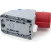 N101/4 Fiksuotas maitinimo lizdas kombinuotas 32A/4P + GS 230V + saugiklio apsauga, ELS Elektrotechnika, N101/4