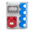 Els Elektrotechnika Mikołajki 32/5 + 4*GS statybinis paskirstymo skydas + apsauga, sieninis korpusas, 4NO41C011C