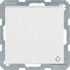 Berker Hager Polo 47516089 Q.1 SCHUKO lizdas su savaime užsidarančiu dangteliu sniego baltumo aksomas 47516089