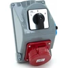 Els Elektrotechnika N1T01LP Konstrukcinis skirstomasis skydas tipas COMBOPOL 32A/5 + GS 230V + L-0-P skyriklis, sieninis/paviršinis korpusas, N1T01LP