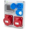 Els Elektrotechnika 4NO211 Statybinė skirstomoji įranga Mikołajki 16A/5 + 32A/5 + 2*GS, sieninis korpusas, 4NO211