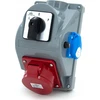 Els Elektrotechnika N1T01LP Konstrukcinis skirstomasis skydas tipas COMBOPOL 32A/5 + GS 230V + L-0-P skyriklis, sieninis/paviršinis korpusas, N1T01LP