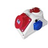 Els Elektrotechnika Els Polska E960625411C Statybinis skirstomasis skydas su jungikliu L-0-P COMBO 32/5 1x230V IP44 / E960625411C