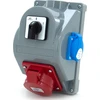 Els Elektrotechnika N110-01COMBO Konstrukcinis skirstomasis skydas tipas COMBOPOL 16A/5 + GS 230V + 0-1 jungiklis, sieninis/paviršinis korpusas, N110-01COMBO
