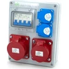 Els Elektrotechnika 4NO21B11B1/4 Statybiniai skirstomieji įrenginiai Mikołajki 32/4 + 16/4 + 2*GS + apsaugos, sieninis korpusas, 4NO21B11B1/4