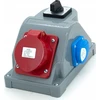 Els Elektrotechnika N110-01COMBO Konstrukcinis skirstomasis skydas tipas COMBOPOL 16A/5 + GS 230V + 0-1 jungiklis, sieninis/paviršinis korpusas, N110-01COMBO