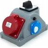 Els Elektrotechnika N1T01LP Konstrukcinis skirstomasis skydas tipas COMBOPOL 32A/5 + GS 230V + L-0-P skyriklis, sieninis/paviršinis korpusas, N1T01LP