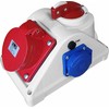 Els Elektrotechnika Els Polska E96062541C Skirstomojo skydo konstrukcijos dėžutė su jungikliu 0-1 COMBO 32/5 1x230V IP44 / E96062541C