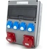 ELS Elektrotechnika Statybinis skirstomasis skydas 32A/5 + 16A/5 + 4*GS 230V, laidinis, neįrengtas, stacionarus korpusas, langas 12M, 12NO411