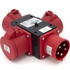 ELS Elektrotechnika Trigubas skirstytuvas / power tee nešiojamas IP44 32A 5P 400V P003W