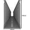 Em Group E184 Šukų padėklas 60x100 pilkas E184 /2m/