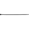 Tvirtinimo dirželis Elematic, 2,5 x 135 mm, juodas