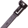 EM Group Kabelinė atidaroma daugkartinė juosta 250x7,5mm juoda 100 vnt. (BMWN5352E)