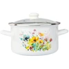 Emalia Pleszew Puodas OD 5045 Pieva 24 CM 6 L Emalis