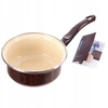Orion emaliuota puodynė 14 cm, 620 ml, ruda